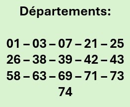 Departements 71-69-58